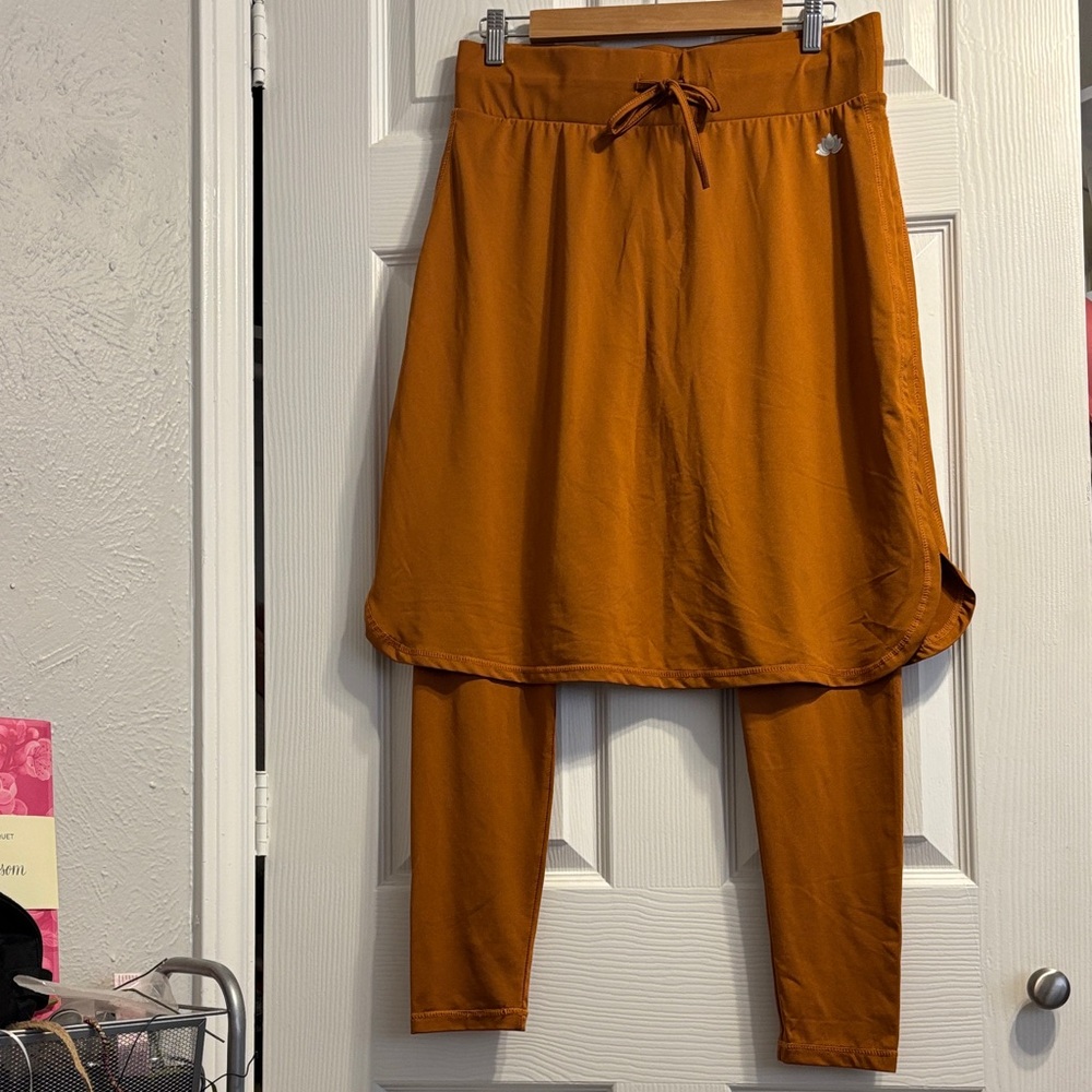 SNOGA Orange Skirted Leggings